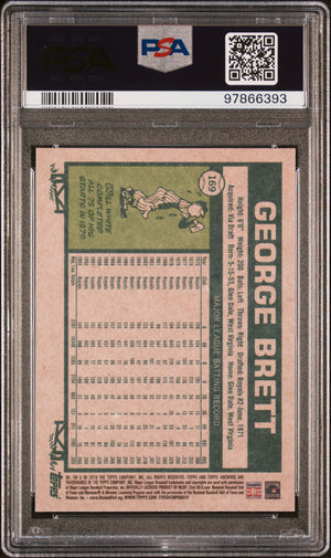 George Brett 2018 Topps Archives Baseball Card #169 Graded PSA 10-Powers Sports Memorabilia