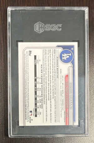Shohei Ohtani 2024 Bowman Los Angeles Dodgers Baseball Card #33 Graded SGC 10 Cert #9798875-Powers Sports Memorabilia