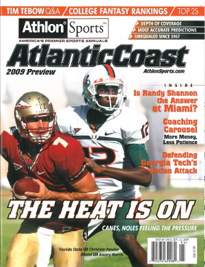 Christian Ponder unsigned 2009 Florida State Seminoles Preseason Atlantic Coast (ACC) Magazine Preview-Powers Sports Memorabilia