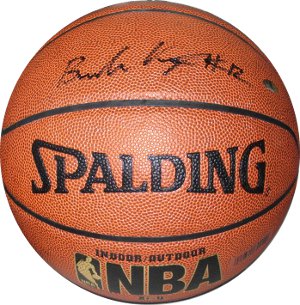 Brandon Knight Autographed Indoor/Outdoor NBA Basketball (Kentucky Wildcats/Phoenix Suns) (black sig)-Powers Sports Memorabilia