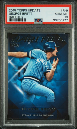 George Brett 2018 Topps Update Rarities Baseball Card #R-9 Graded PSA 10-Powers Sports Memorabilia