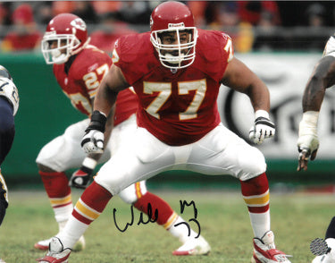 Willie Roaf Autographed Kansas City Chiefs 8x10 Photo #77- AWM Hologram-Powers Sports Memorabilia