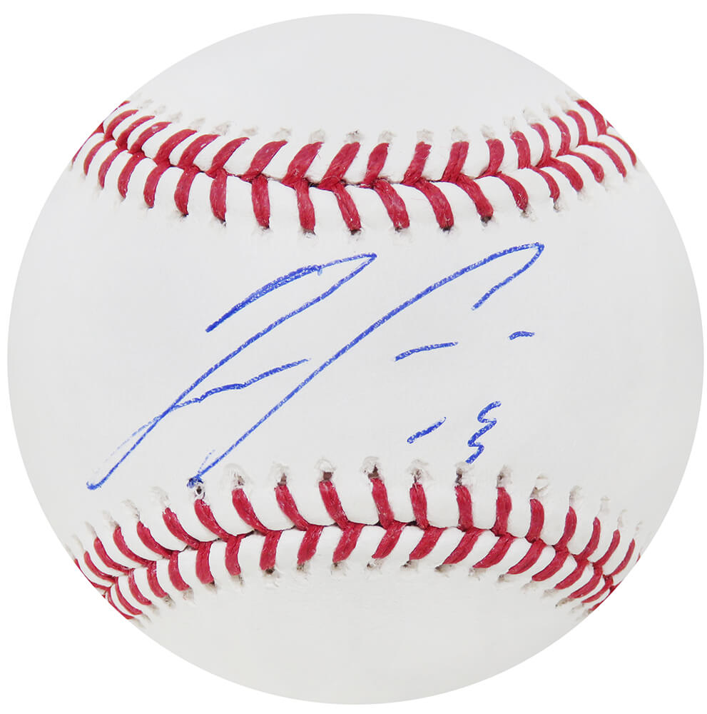 Ronald Acuna Jr. Autographed Rawlings Official MLB Baseball-Powers Sports Memorabilia