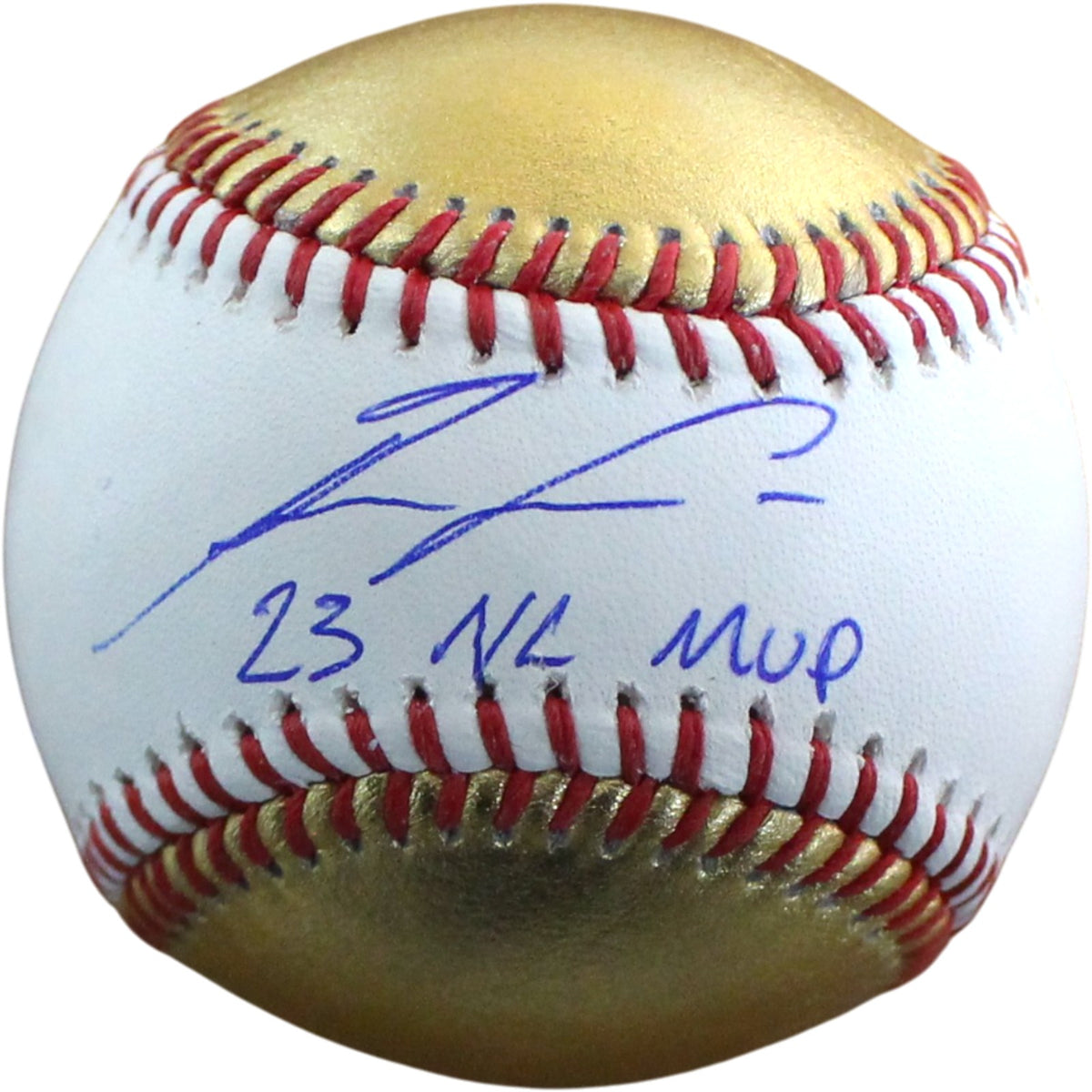 Ronald Acuna Atlanta Braves Signed Baseball - OML Baseball NL MVP Fanatics-Powers Sports Memorabilia