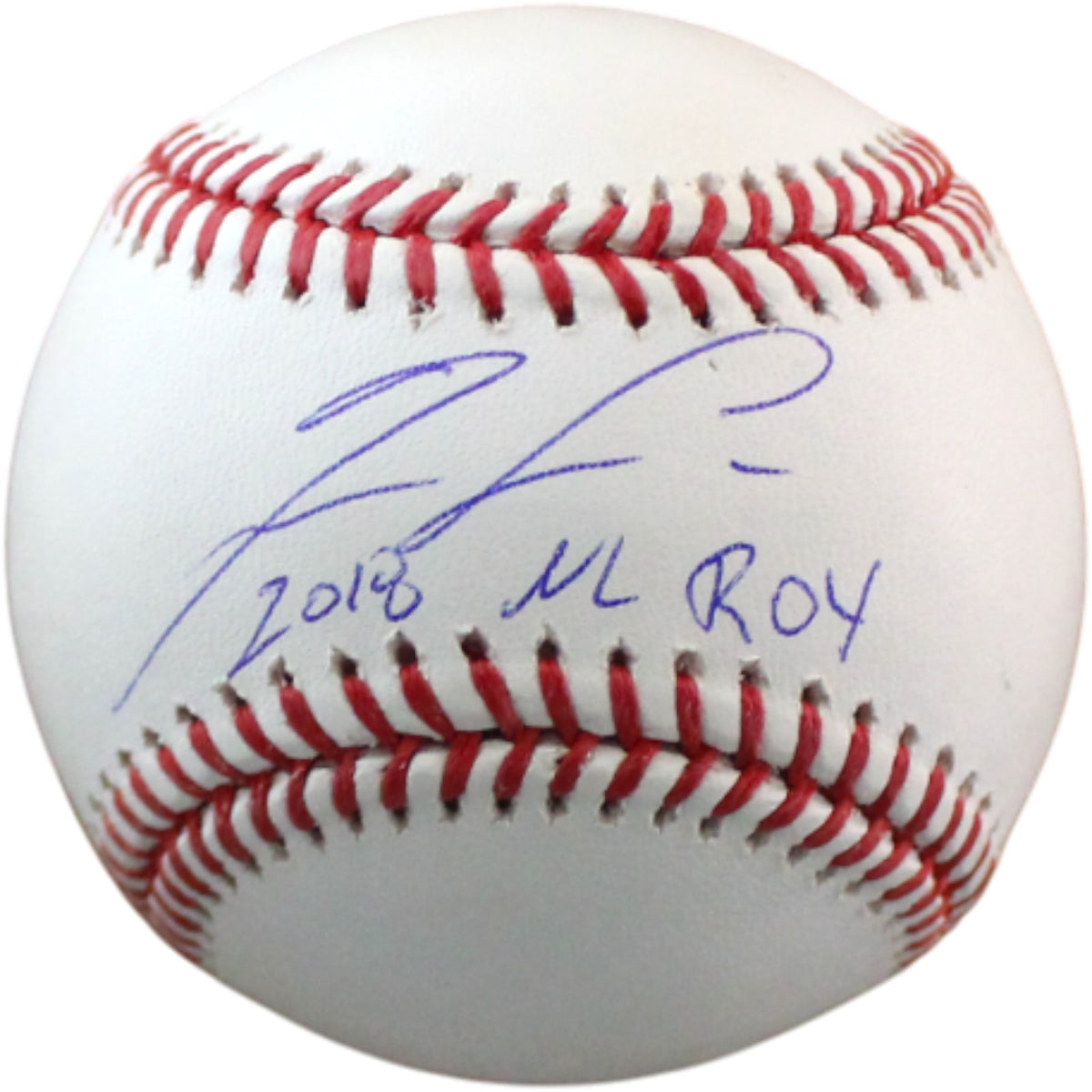 Ronald Acuna Atlanta Braves Signed Baseball - OML Baseball NL ROY Fanatics-Powers Sports Memorabilia