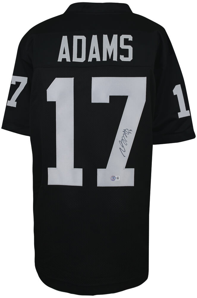 Davante Adams Autographed Black Custom Football Jersey - (Beckett)-Powers Sports Memorabilia