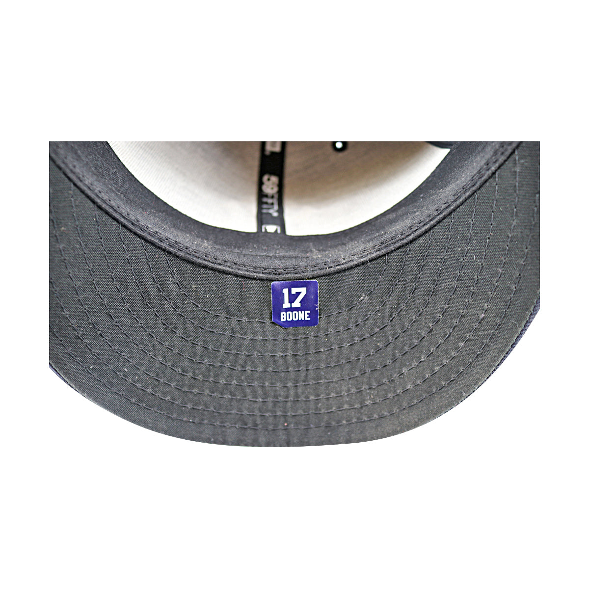 Aaron Boone New York Yankees Signed 2024 Game Used Yankee Hat (D)-Powers Sports Memorabilia