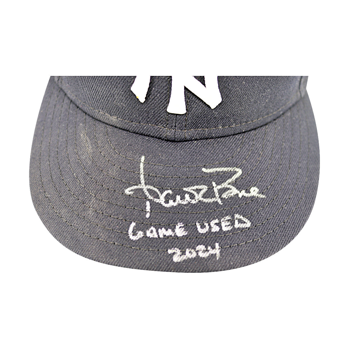 Aaron Boone New York Yankees Signed 2024 Game Used Yankee Hat (F) (Aaron Boone LOA)-Powers Sports Memorabilia