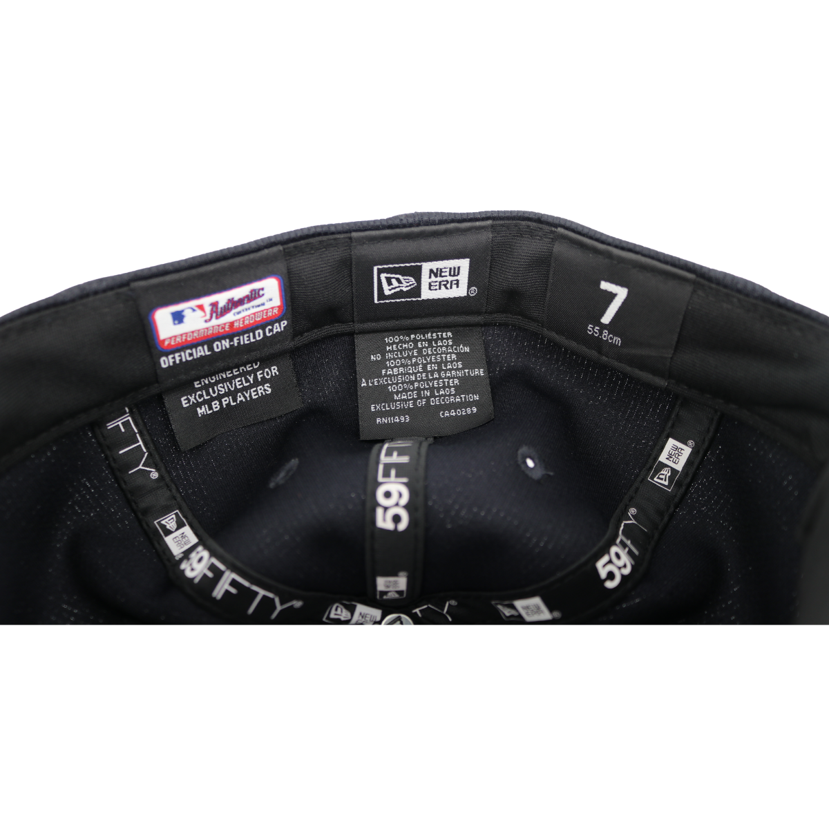 Aaron Boone Yankees Signed Game Used 2025 Home Batting Practice Hat-Powers Sports Memorabilia