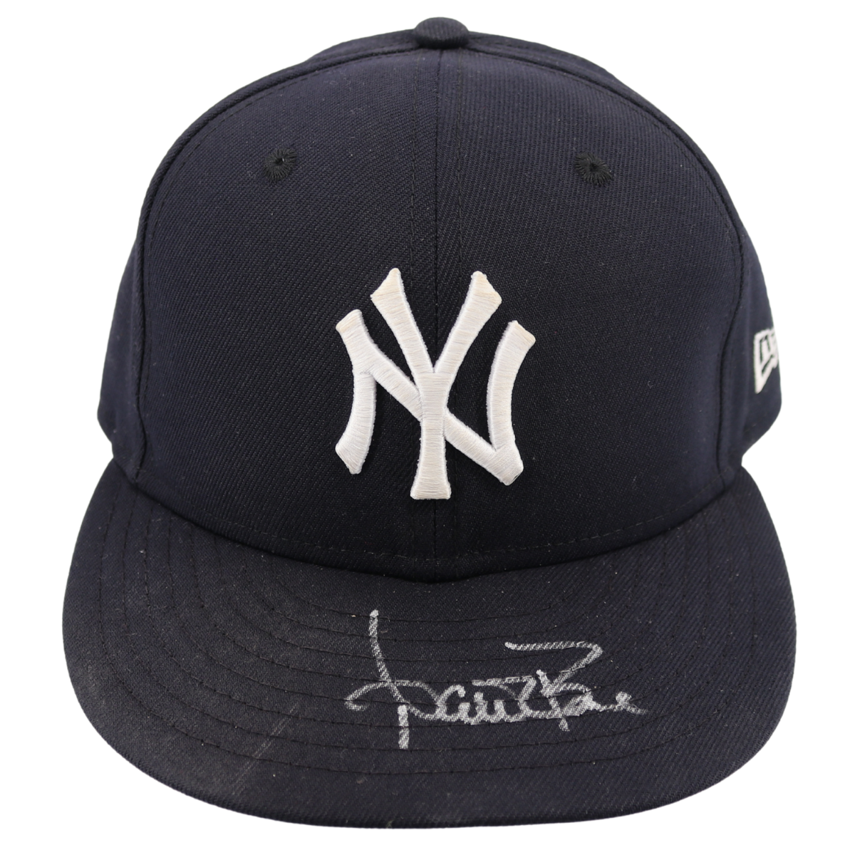 Aaron Boone Yankees Signed Game Used 2025 Regular Season Hat-2-Powers Sports Memorabilia