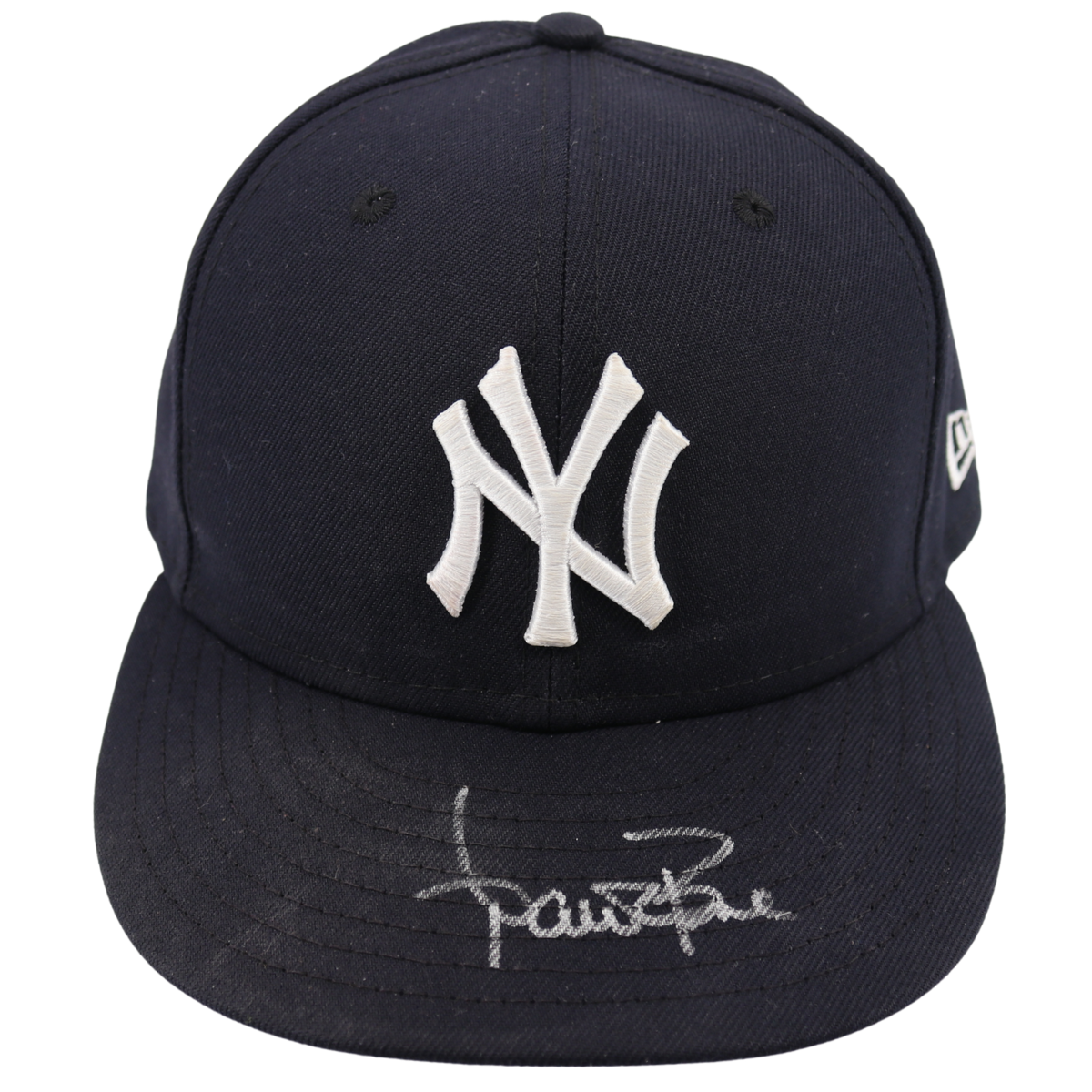 Aaron Boone Yankees Signed Game Used 2025 Regular Season Hat-3-Powers Sports Memorabilia