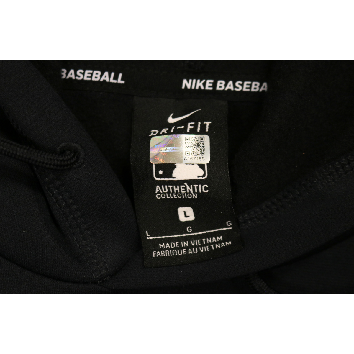 Aaron Boone Yankees Signed Game Used 2024 Postseason Hoodie-Powers Sports Memorabilia