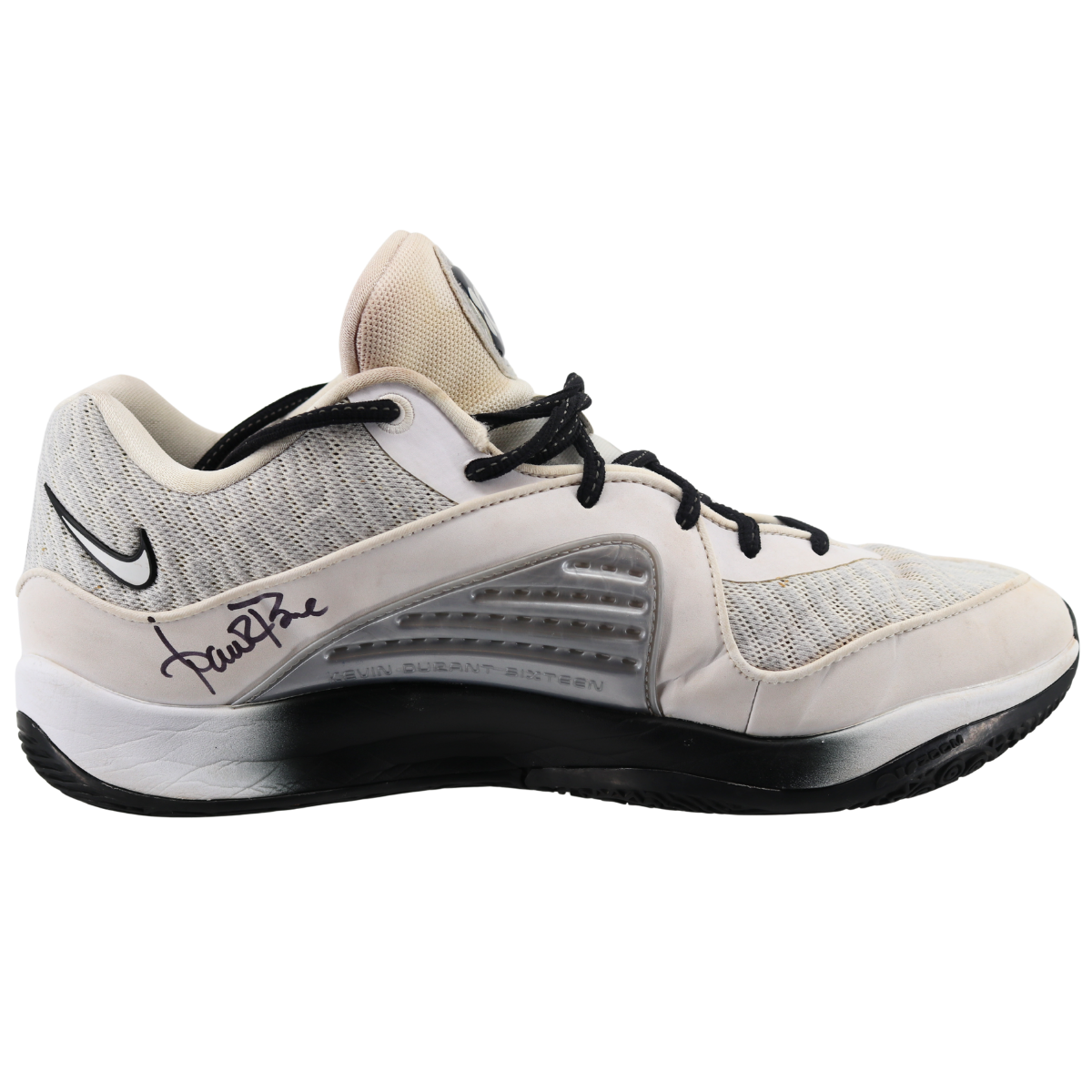 Aaron Boone Yankees Signed 2025 Game Used Grey Nike KD 16 Shoes-Powers Sports Memorabilia