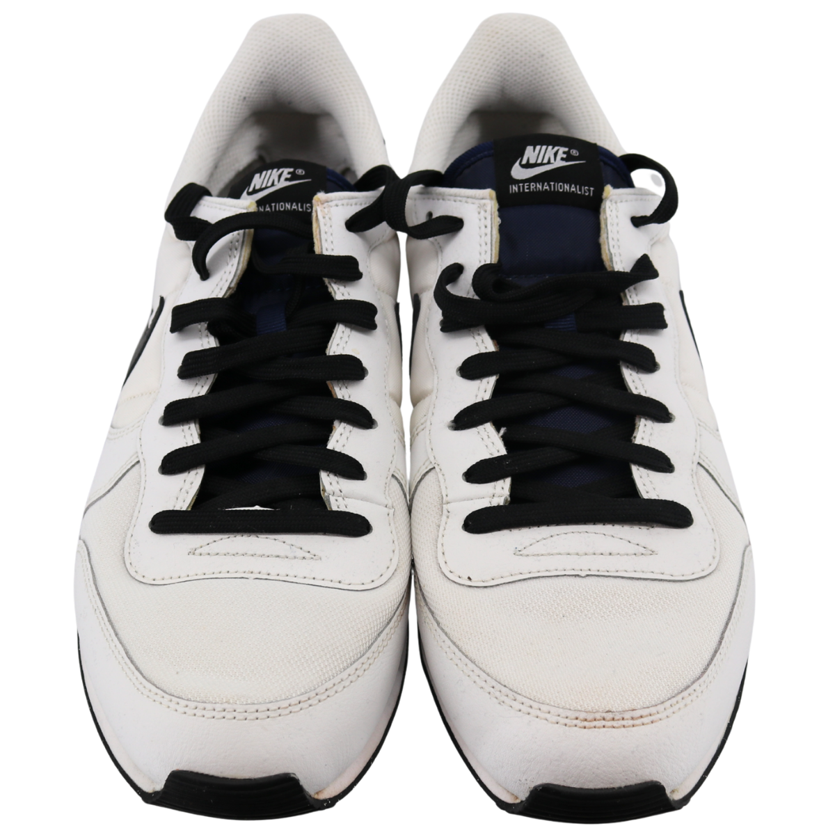 Aaron Boone Yankees Signed 2025 Game Used White/Navy Nike AJB Shoes-Powers Sports Memorabilia