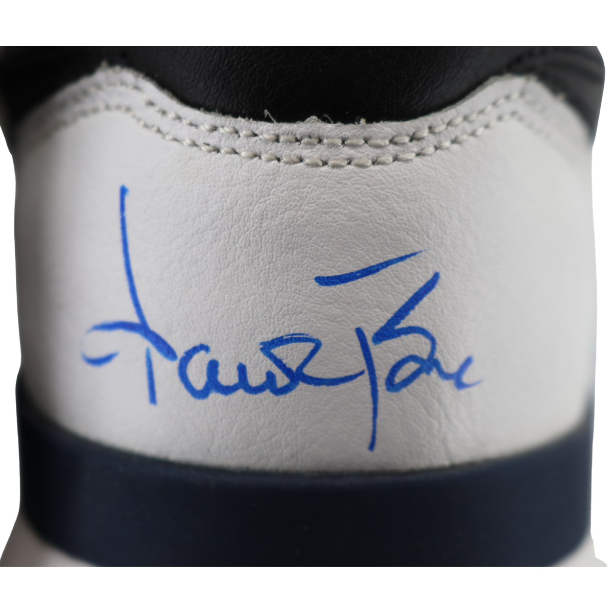 Aaron Boone Yankees Signed 2025 Game Used White/Navy Nike AJB Shoes-Powers Sports Memorabilia