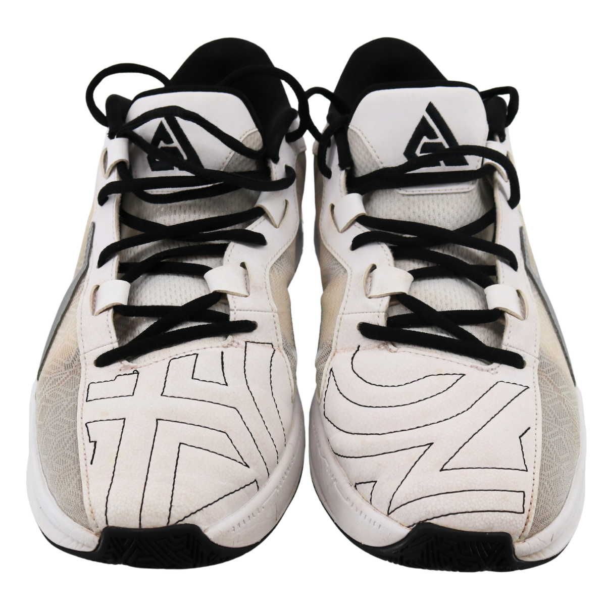 Aaron Boone Yankees Signed 2025 Game Used Nike Giannis Shoes-1-Powers Sports Memorabilia