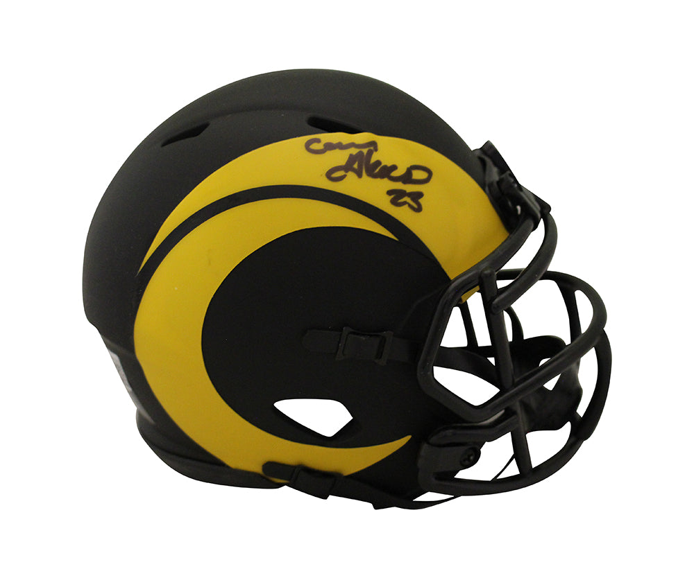 Cam Akers Los Angeles Rams Eclipse Signed Mini Helmet Beckett-Powers Sports Memorabilia