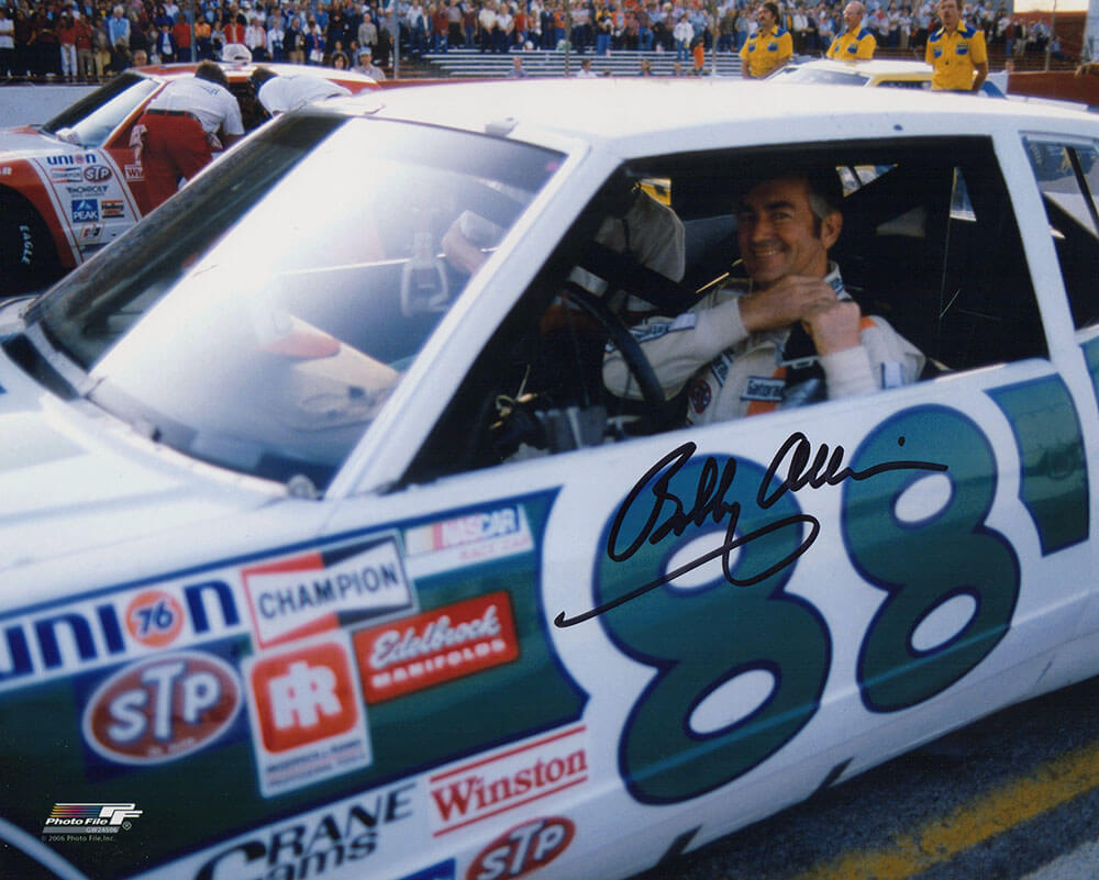 Bobby Allison Autographed In Racecar 8x10 Photo-Powers Sports Memorabilia