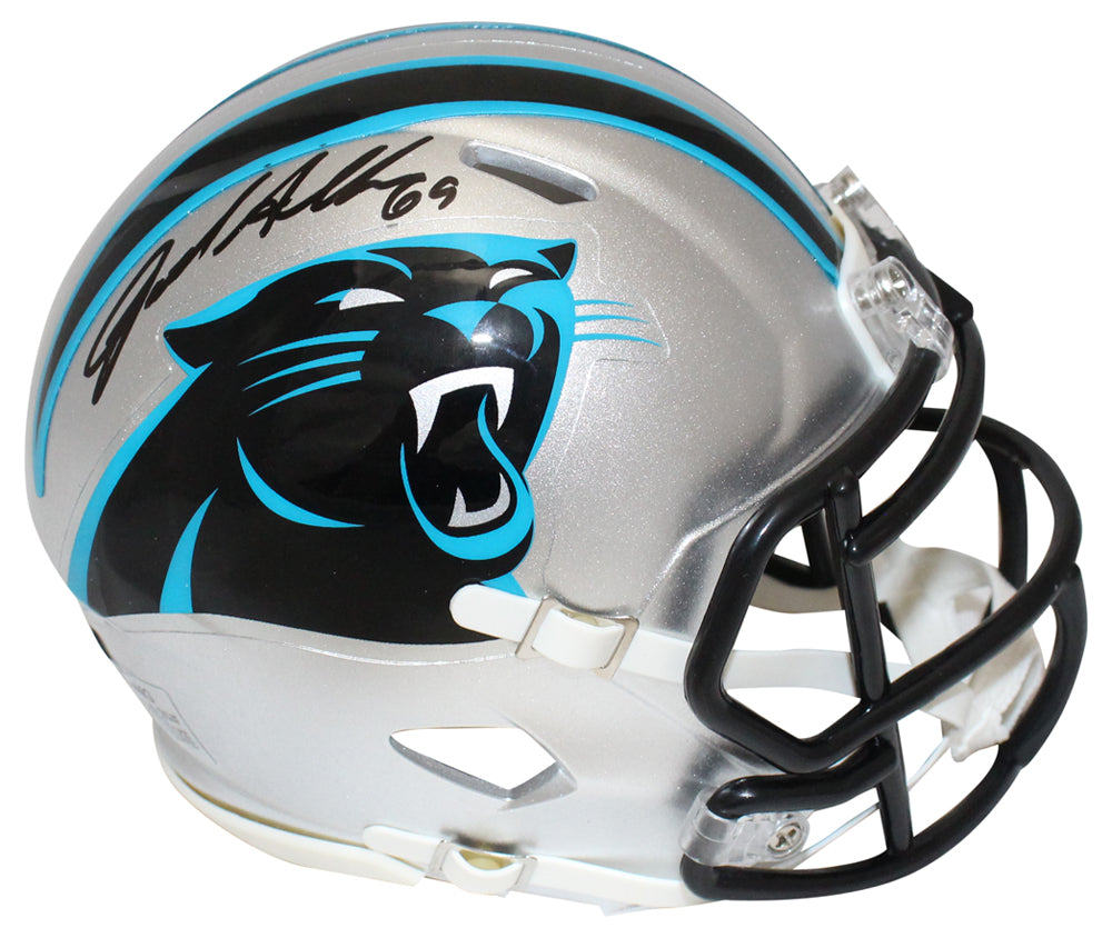 Jared Allen Carolina Panthers Signed Mini Helmet Beckett-Powers Sports Memorabilia