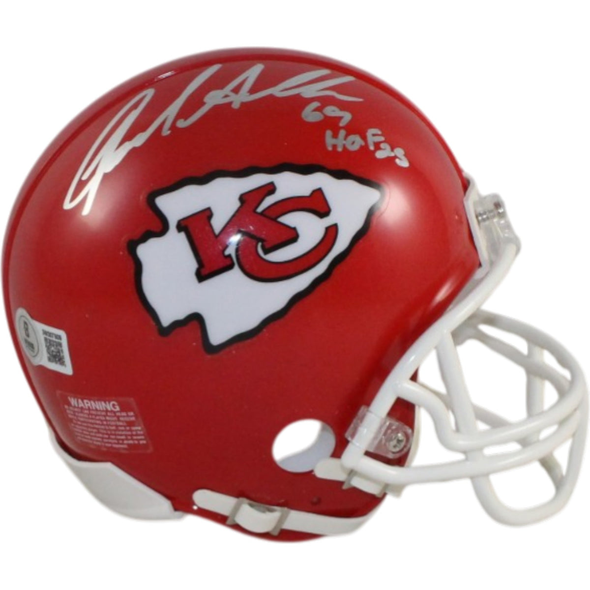 Jared Allen Kansas City Chiefs VSR4 Signed Mini Helmet HOF Beckett W 55179 Beckett-Powers Sports Memorabilia