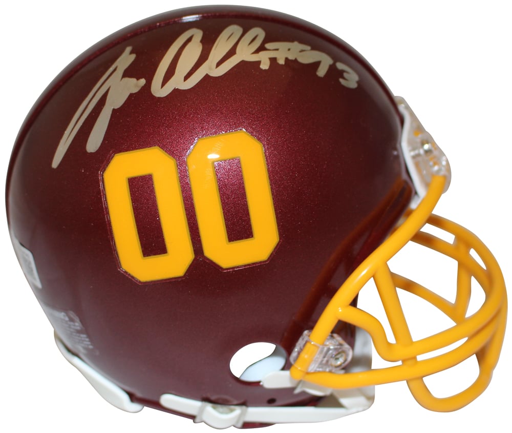 Jonathan Allen Signed Washington Football Team VSR4 Mini Helmet – Beckett Authenticated-Powers Sports Memorabilia