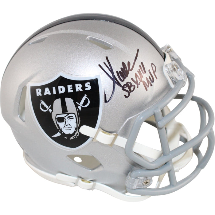 Marcus Allen Signed Las Vegas Raiders Mini Helmet SB MVP Fanatics-Powers Sports Memorabilia