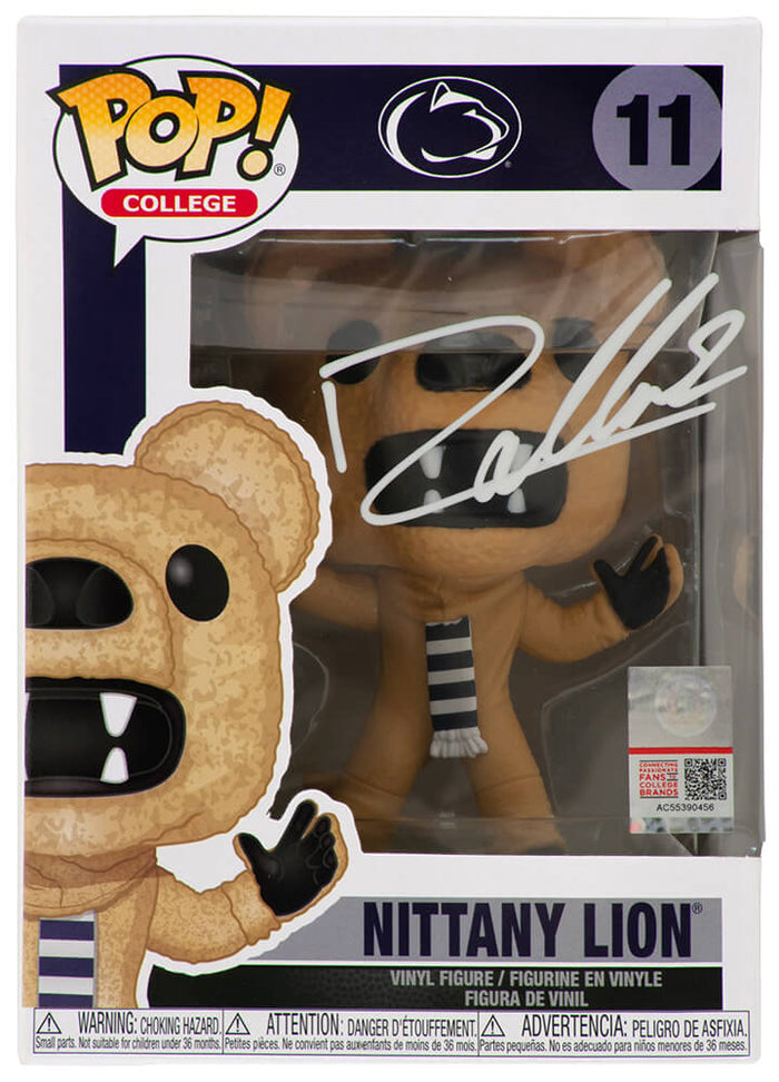Drew Allar Penn State Nittany Lions Autographed Mascot Funko Pop #11-Powers Sports Memorabilia
