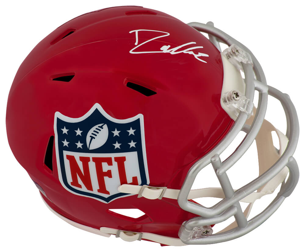 Drew Allar Autographed NFL Shield FLASH Riddell Speed Mini Helmet-Powers Sports Memorabilia