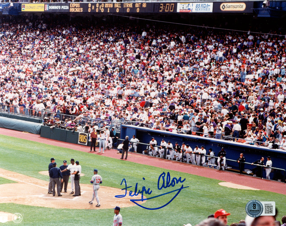 Felipe Alou Montreal Expos Signed 8x10 Photo Beckett-Powers Sports Memorabilia