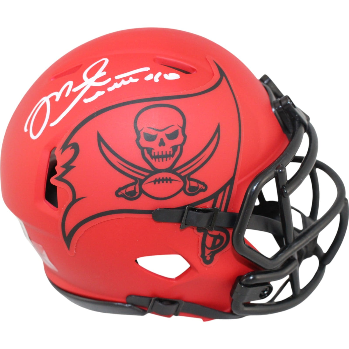 Mike Alstott Signed Tampa Bay Buccaneers Rave Mini Helmet – Beckett Authenticated-Powers Sports Memorabilia