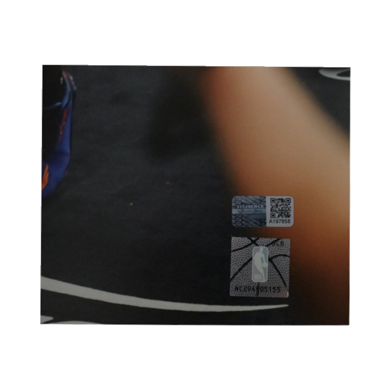 José Alvarado New York Knicks Signed 11x14 Photo with Flag-Powers Sports Memorabilia