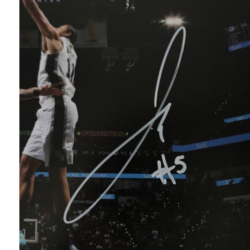 José Alvarado New York Knicks Signed Layup 11x14 Photo-Powers Sports Memorabilia