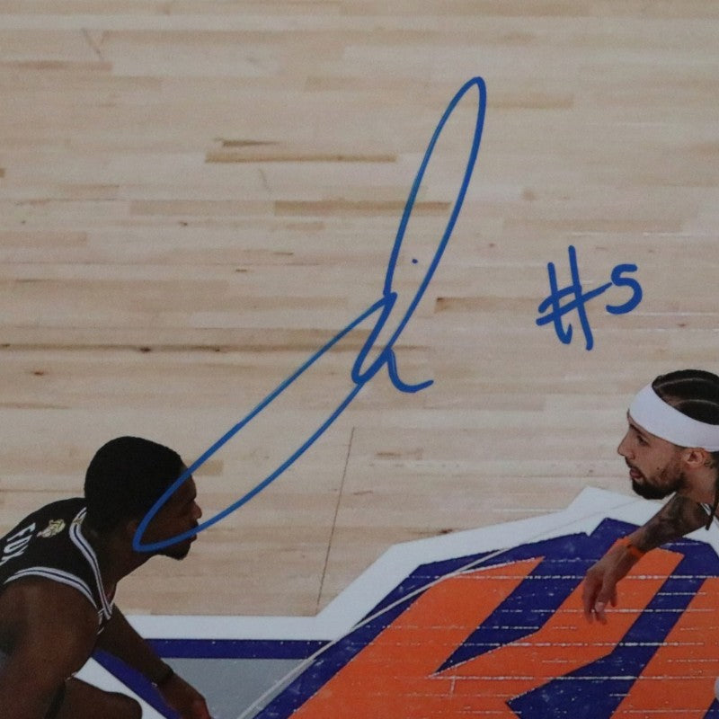 José Alvarado New York Knicks Signed 11x14 Photo with Fox-Powers Sports Memorabilia