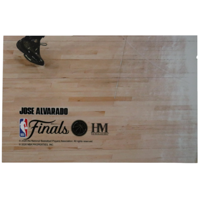 José Alvarado New York Knicks Signed 11x14 Photo with Fox-Powers Sports Memorabilia