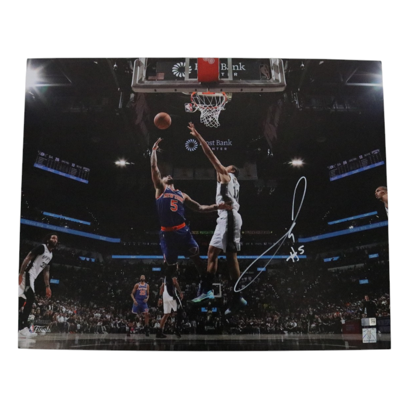 José Alvarado New York Knicks Signed Layup 16x20 Photo-Powers Sports Memorabilia