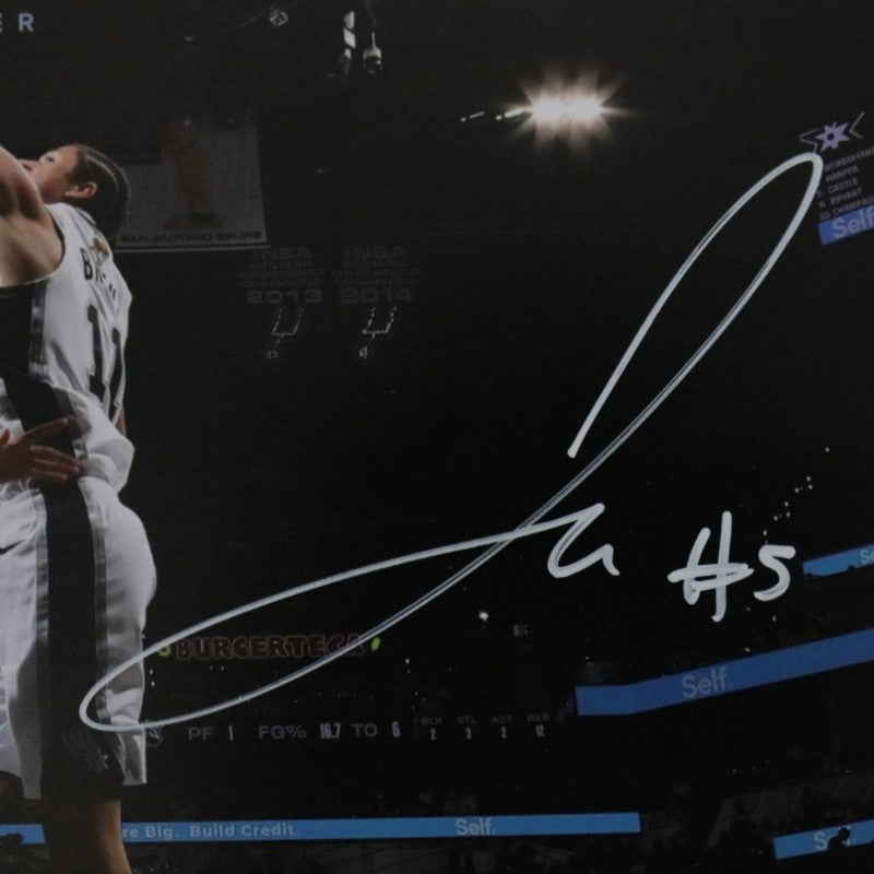 José Alvarado New York Knicks Signed Inscribed Layup 16x20 Photo-Powers Sports Memorabilia