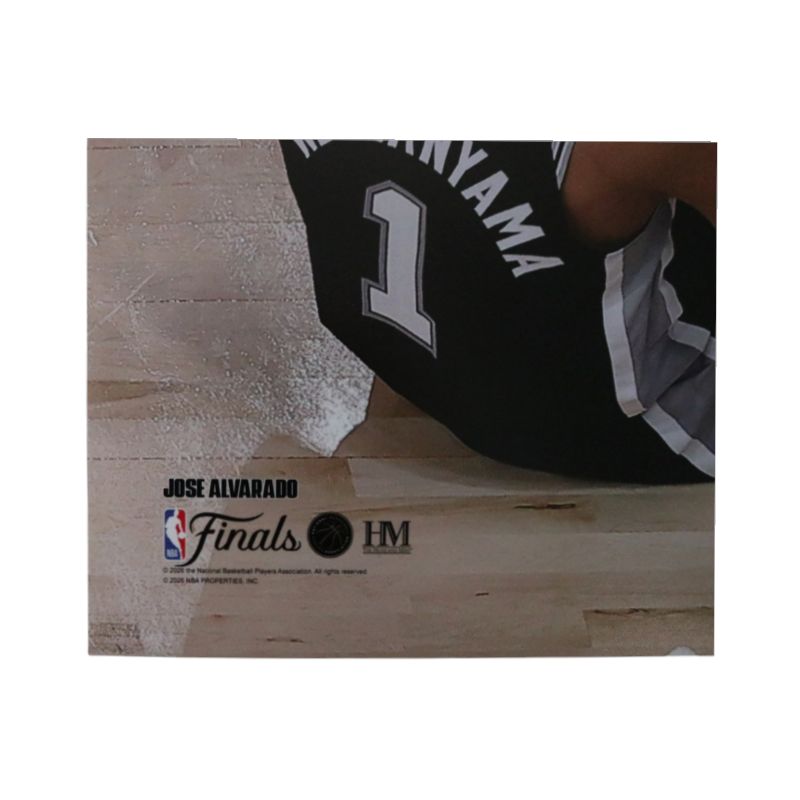 José Alvarado New York Knicks Signed Inscribed 16x20 Photo with Wembanyama-Powers Sports Memorabilia