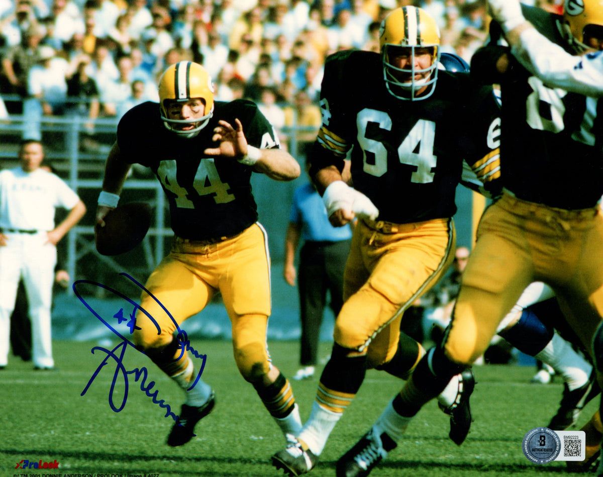 Donny Anderson Green Bay Packers Signed 8x10 Photo - Beckett Beckett-Powers Sports Memorabilia