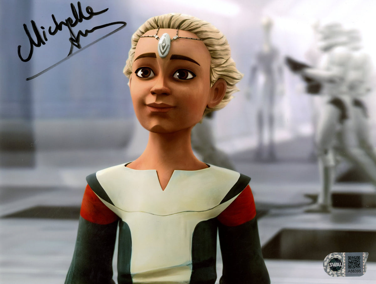 Michelle Ang Star Wars: Bad Batch Signed 8x10 Photo - SWAU-Powers Sports Memorabilia