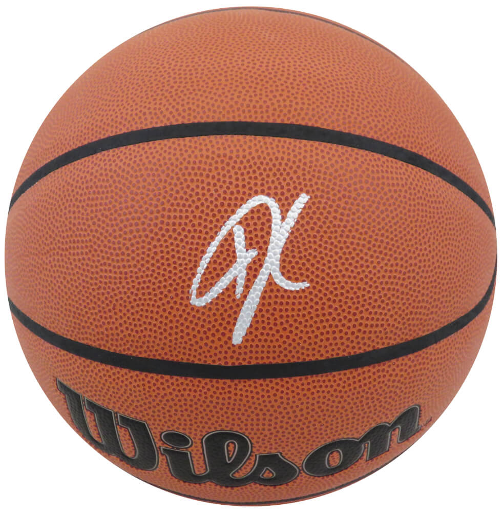 Giannis Antetokounmpo Autographed Wilson NBA Indoor/Outdoor Basketball-Powers Sports Memorabilia