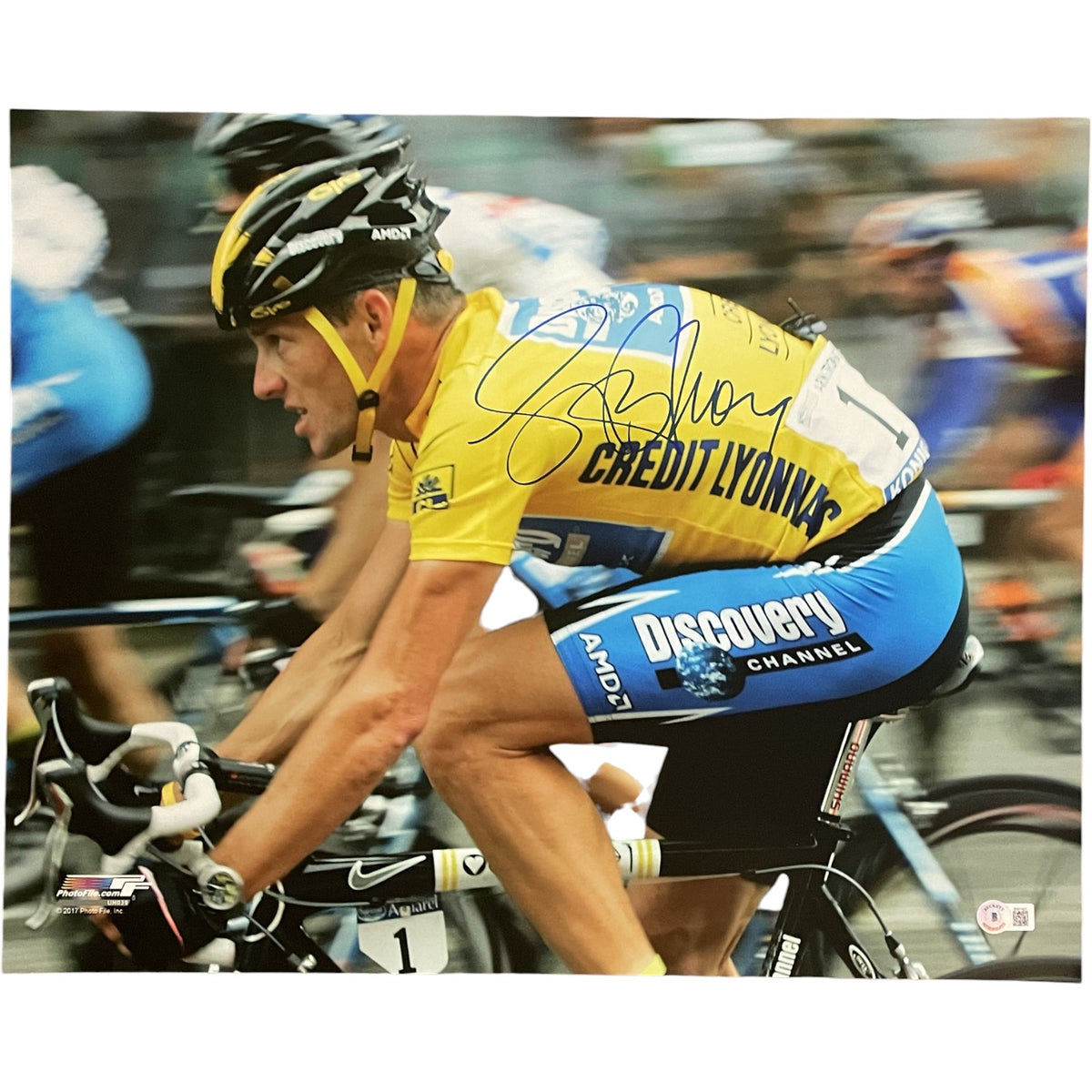 Lance Armstrong Signed 16x20 Photo-Powers Sports Memorabilia