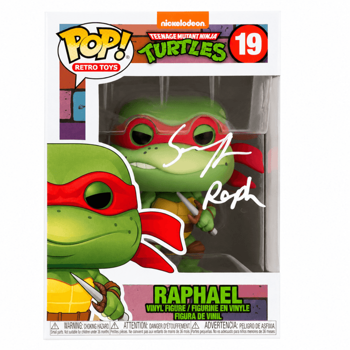 Sean Astin Autographed Teenage Mutant Ninja Turtles Raphael Funko Pop #19-Powers Sports Memorabilia