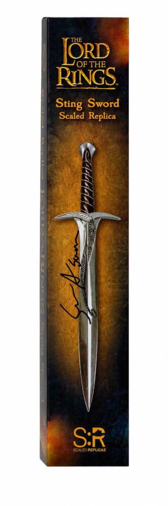 Sean Astin Autographed Lord of the Rings 6-Inch Sting Sword Scaled Prop Replica with Sam - (JSA)-Powers Sports Memorabilia