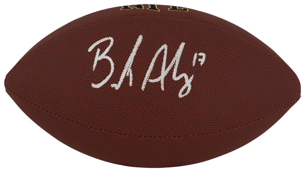 Brandon Aubrey Autographed Wilson Super Grip Full Size NFL Football-Powers Sports Memorabilia