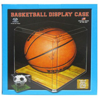 Basketball - Acrylic Full Size Clear Display Case- NEW/USA Made -(9-3/4?ǥ x 9-3/4?ǥ x 9-5/8?ǥ)-Powers Sports Memorabilia