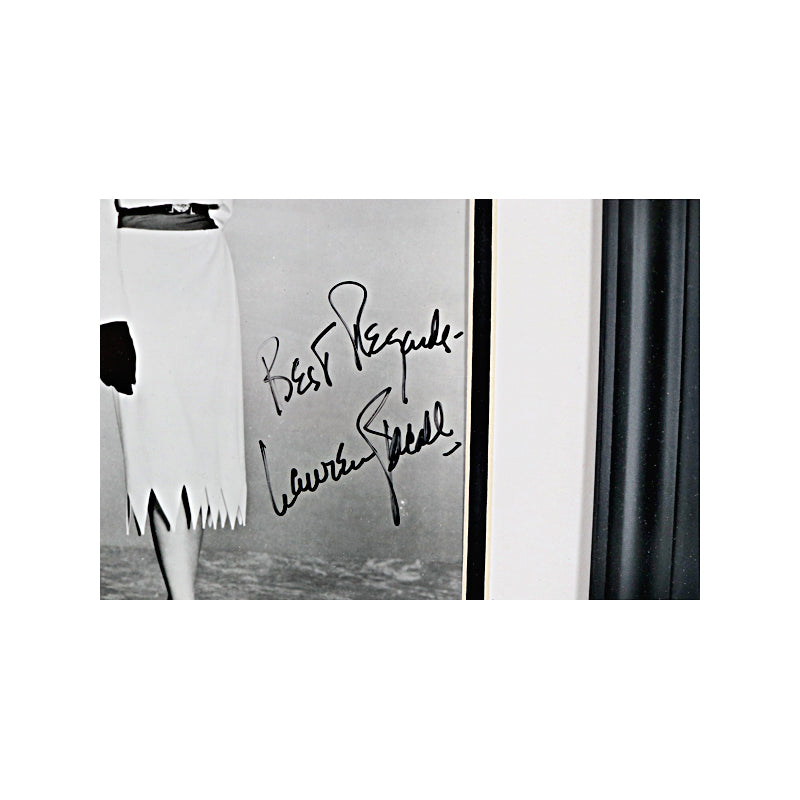 Lauren Bacall Signed Framed 8x10 Photo (JSA COA)-Powers Sports Memorabilia