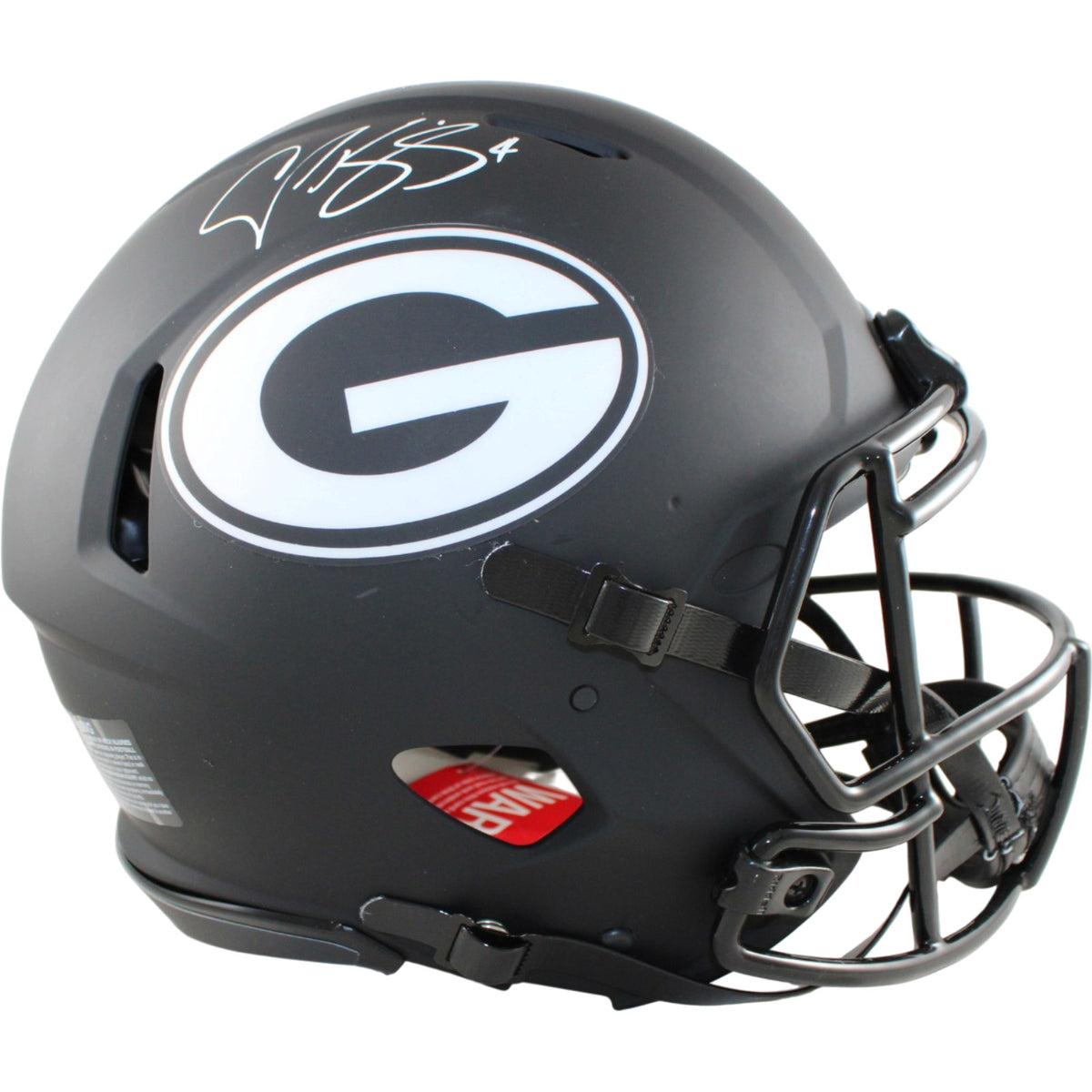 Champ Bailey Georgia Bulldogs Pro Signed Helmet Eclipse Beckett WIT 58661 Beckett-Powers Sports Memorabilia