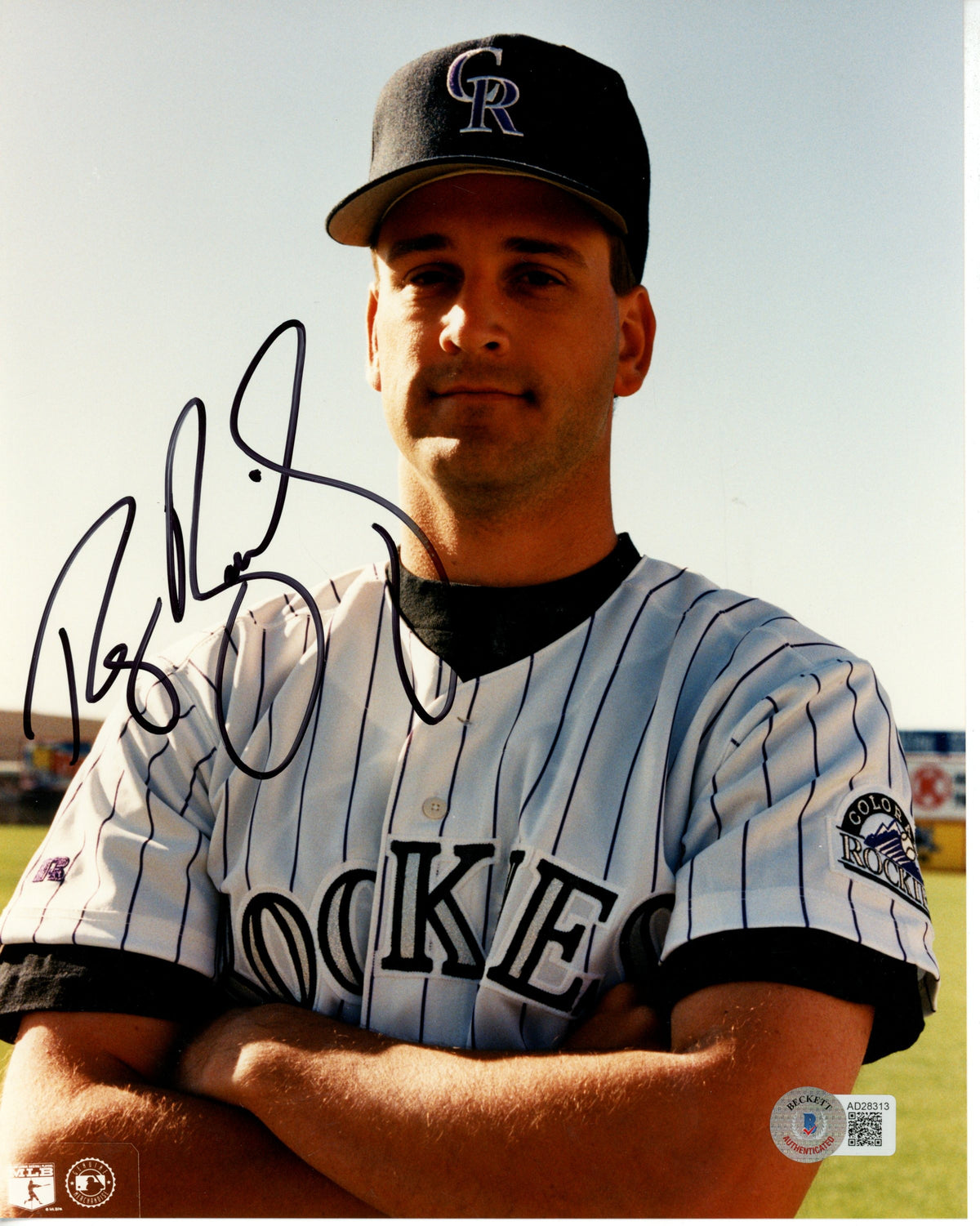 Roger Bailey Colorado Rockies Signed 8x10 Photo - Beckett Beckett-Powers Sports Memorabilia