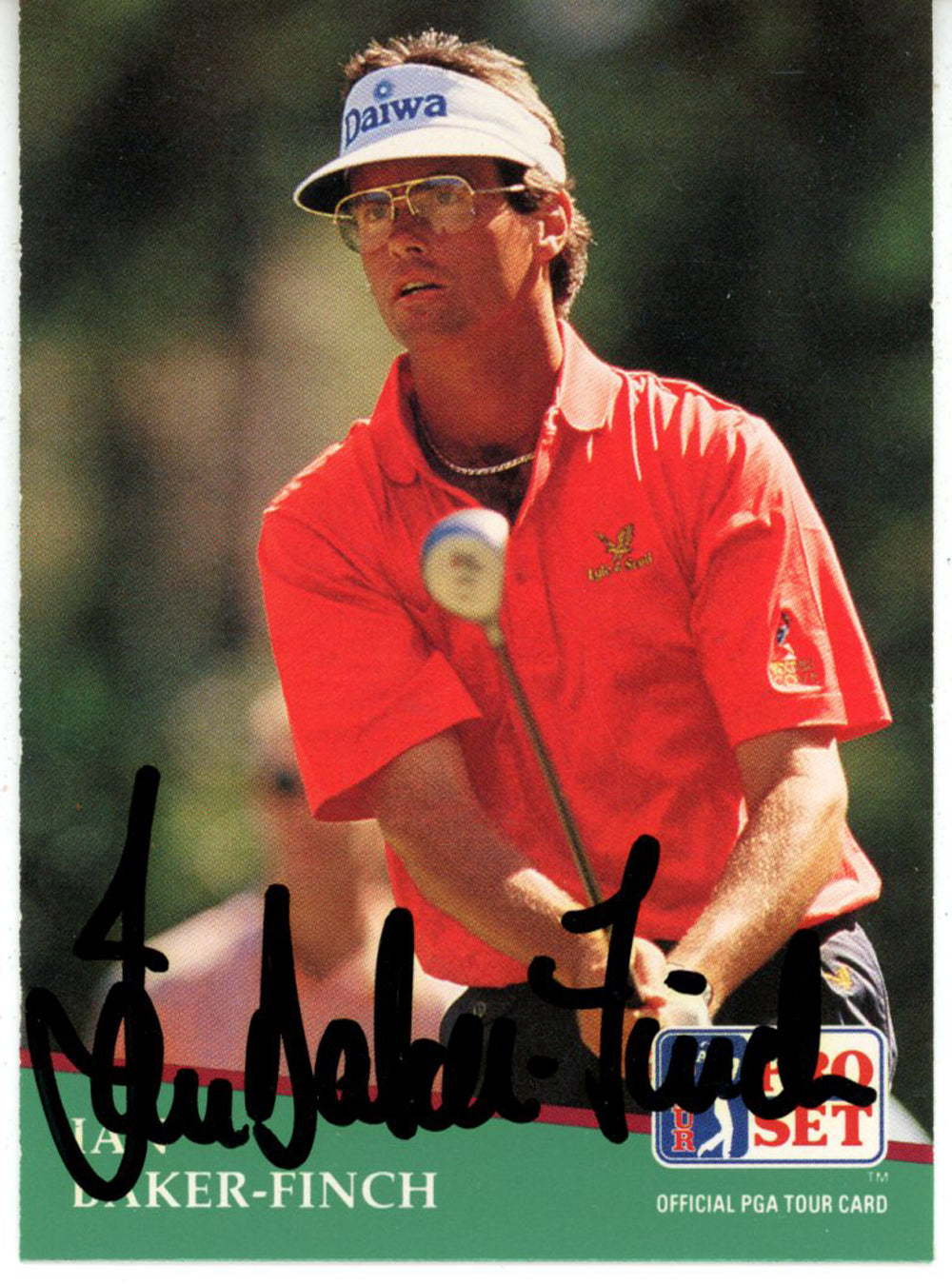 Ian Baker-Finch Pga Signed Card - 1991 Pro Set #157 Beckett Beckett-Powers Sports Memorabilia
