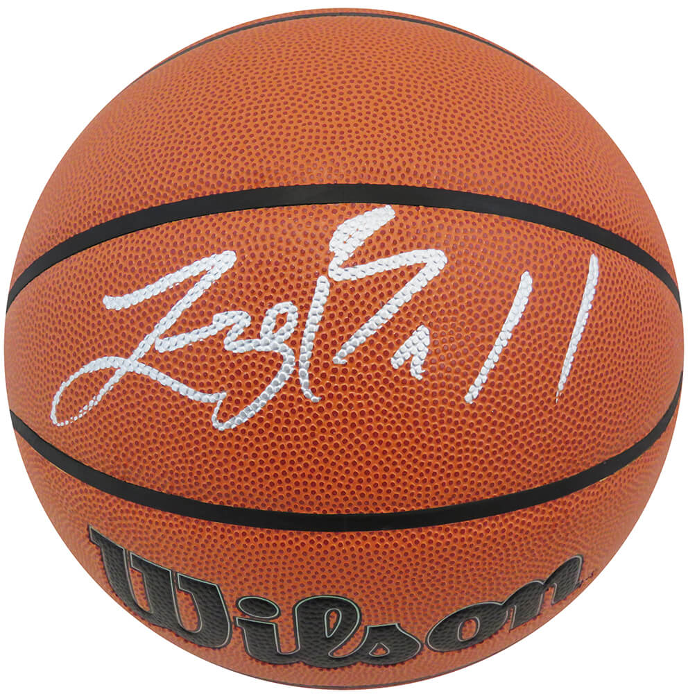 Lonzo Ball Autographed Wilson Indoor/Outdoor NBA Basketball - (Fanatics)-Powers Sports Memorabilia